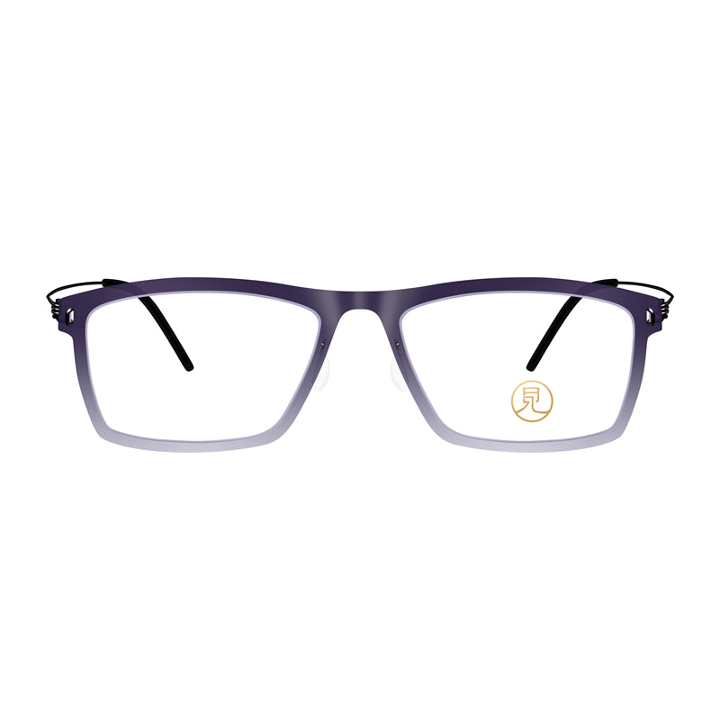 Fashion Square Frame Lightweight Glasses | Gradient