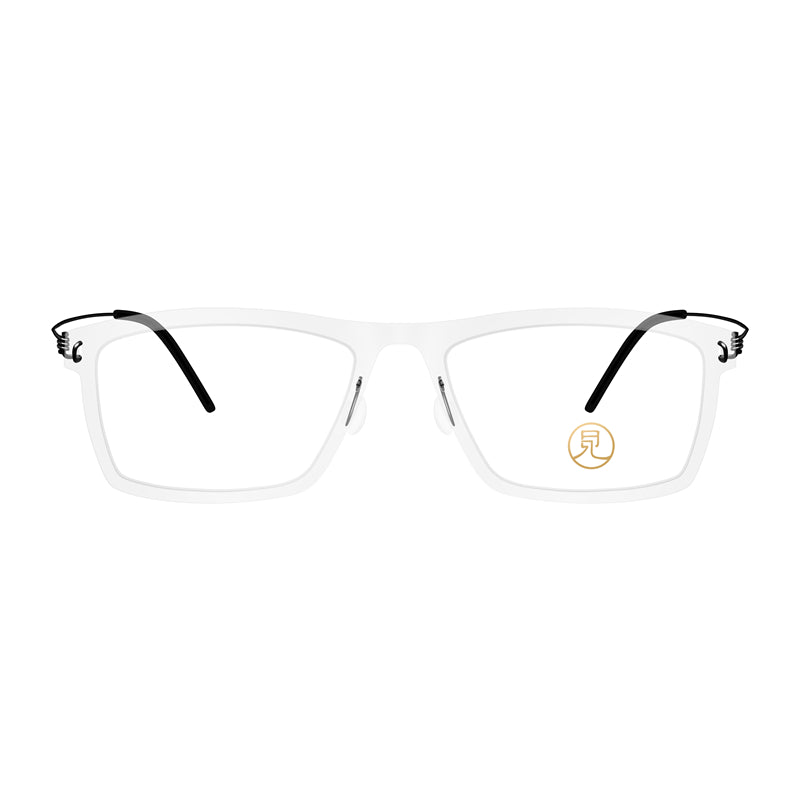 Fashion Square Frame Lightweight Glasses | Transparent